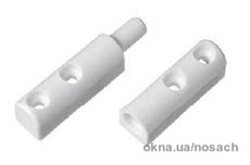 Навес к москитной сетке с пластиковой осью к профилю 10Х20, цвет в ассортименте